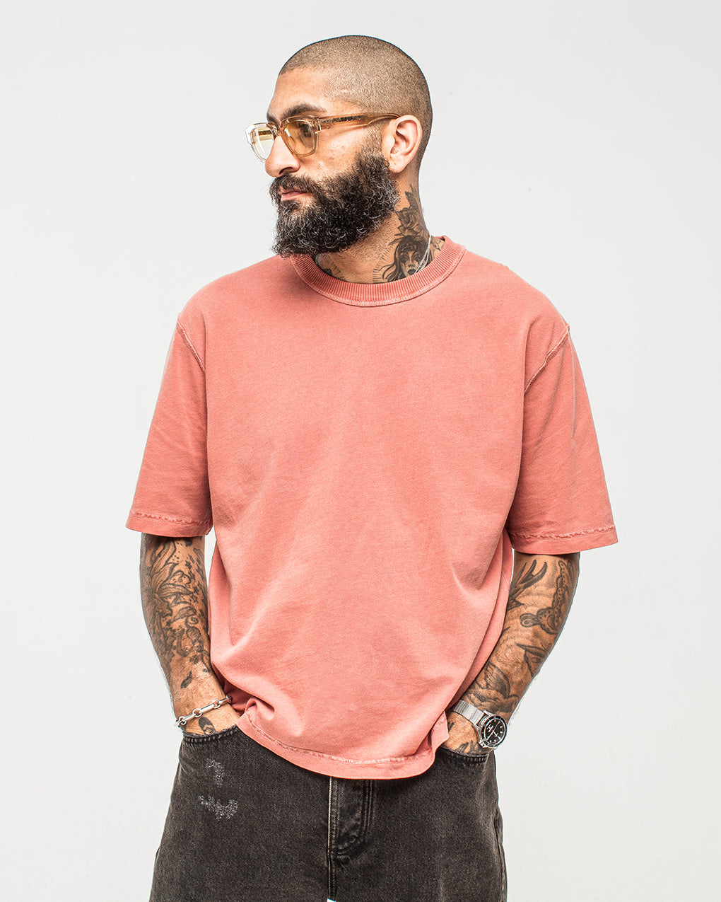 Essential Boxy T-Shirt - Faded Sienna