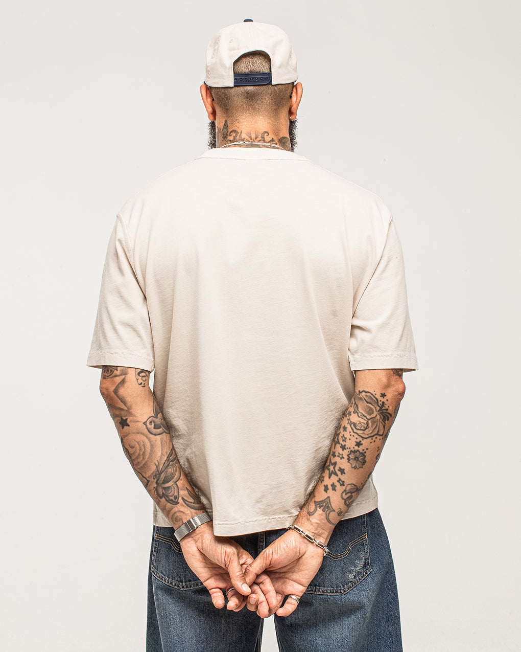 Essential Boxy T-Shirt - Fog White