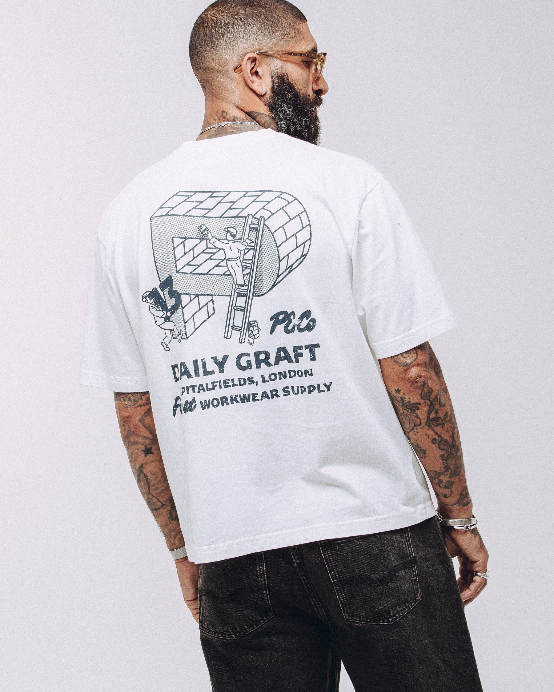 Daily Graft Boxy T-Shirt - Off White