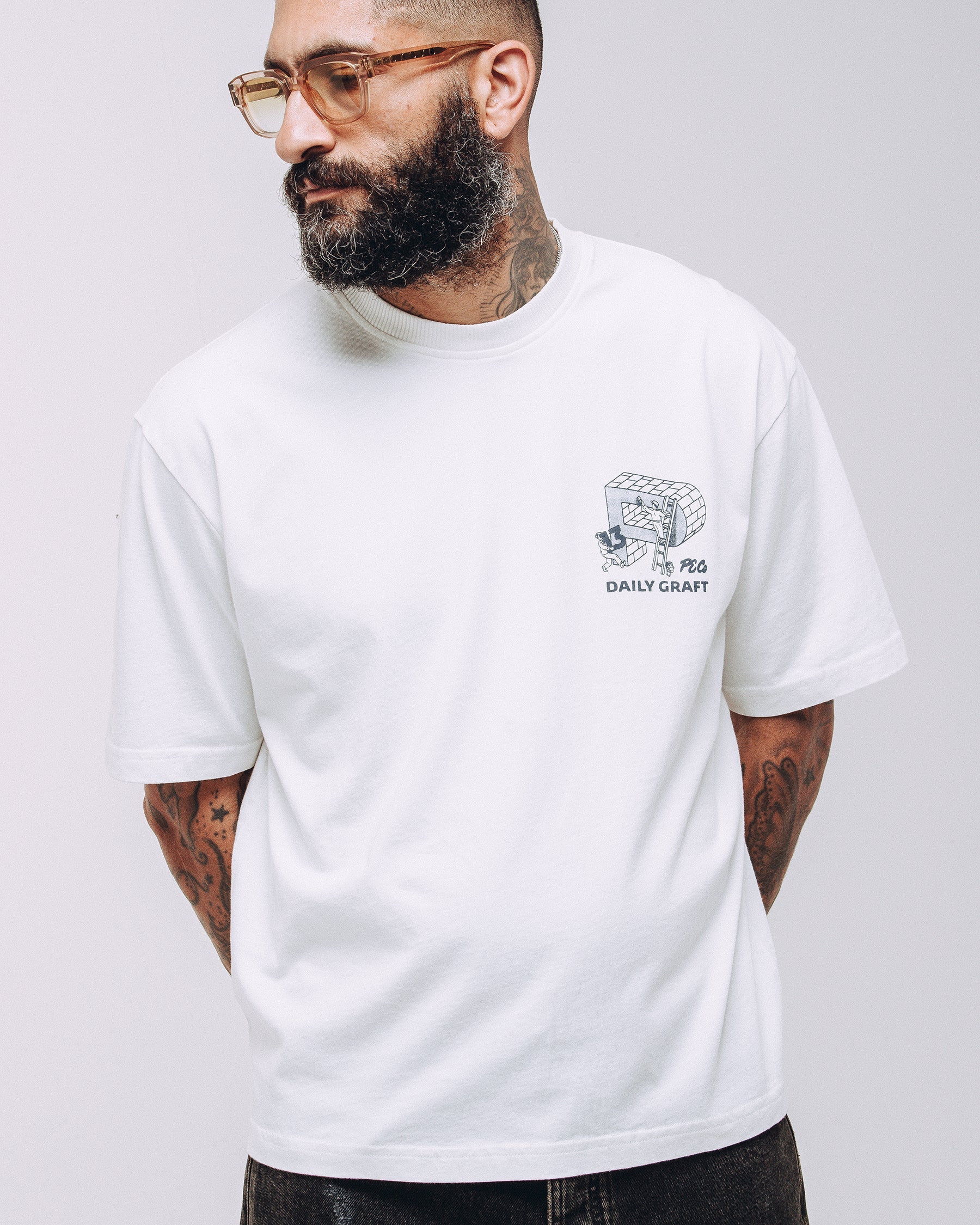 Daily Graft Boxy T-Shirt - Off White