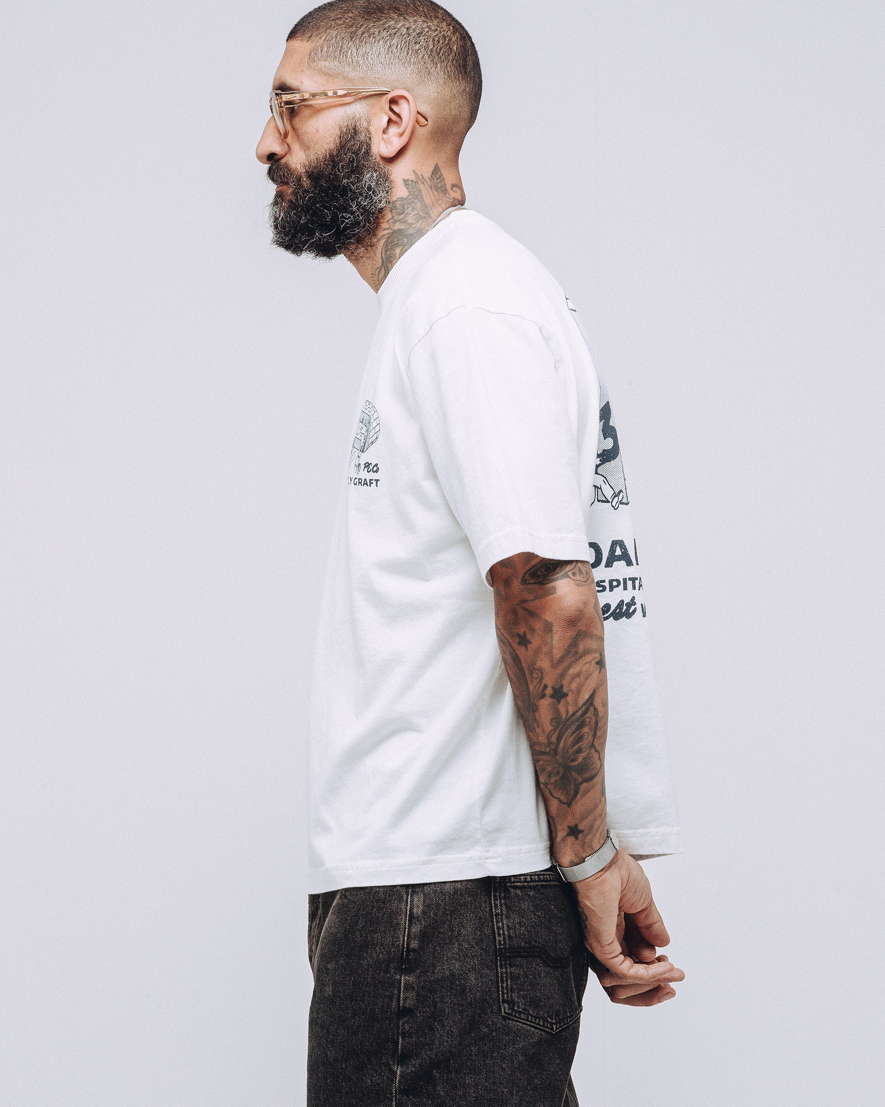 Daily Graft Boxy T-Shirt - Off White