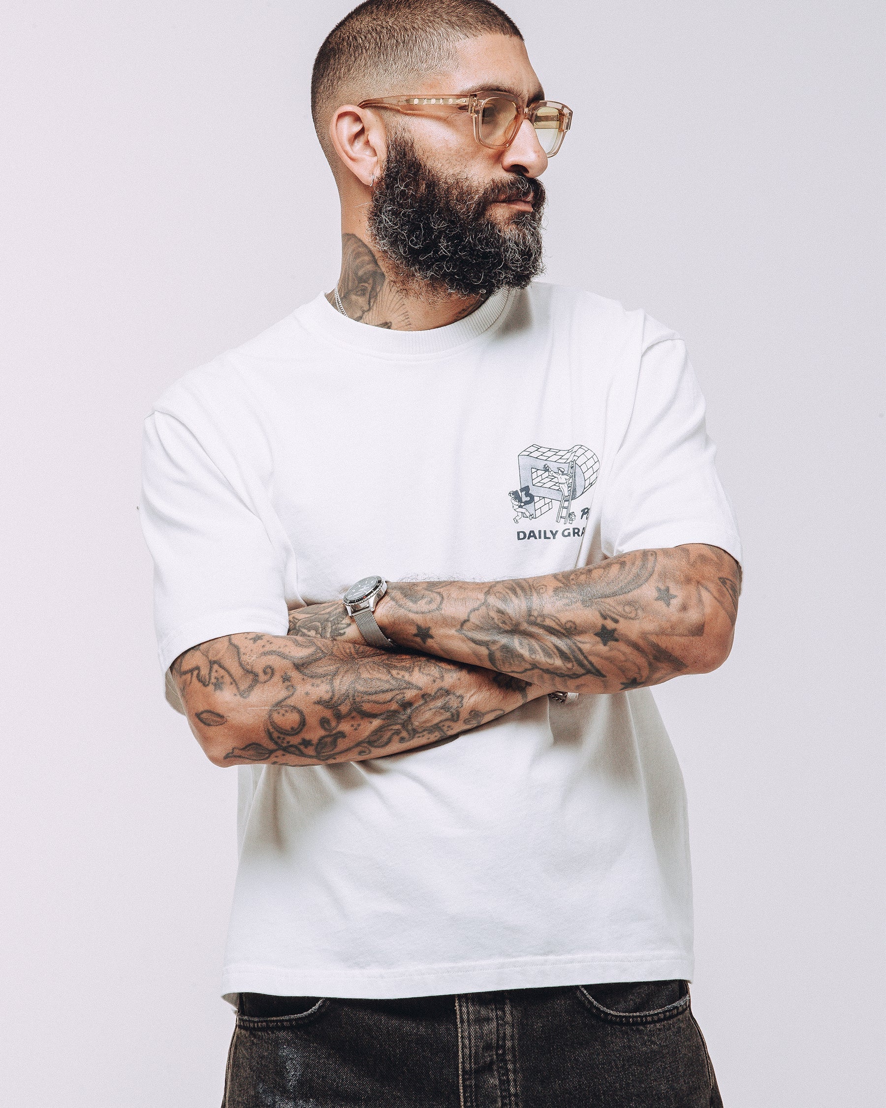Daily Graft Boxy T-Shirt - Off White