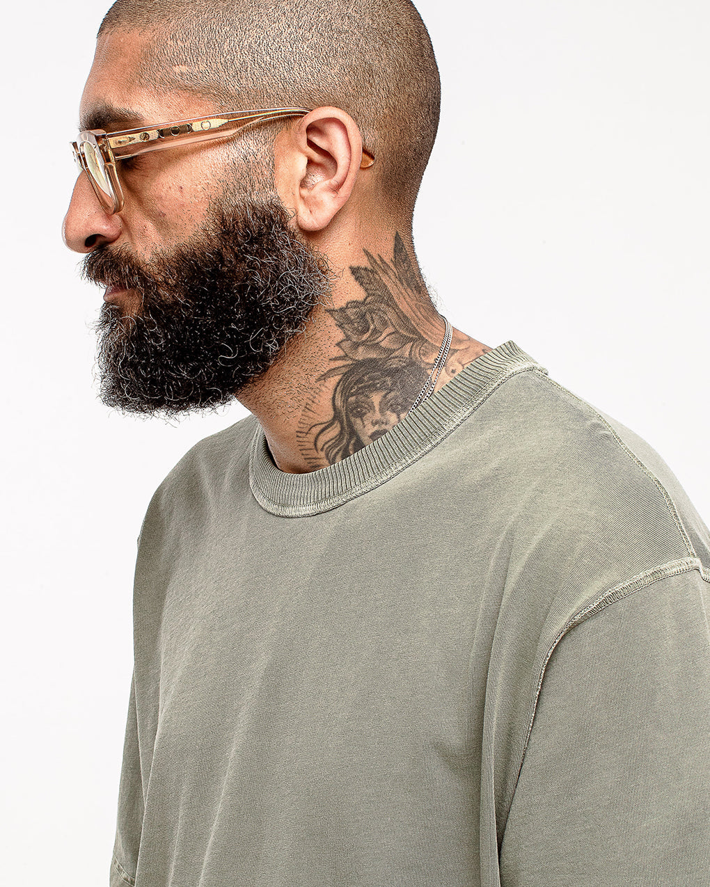 Essential Boxy T-Shirt - Faded Sage