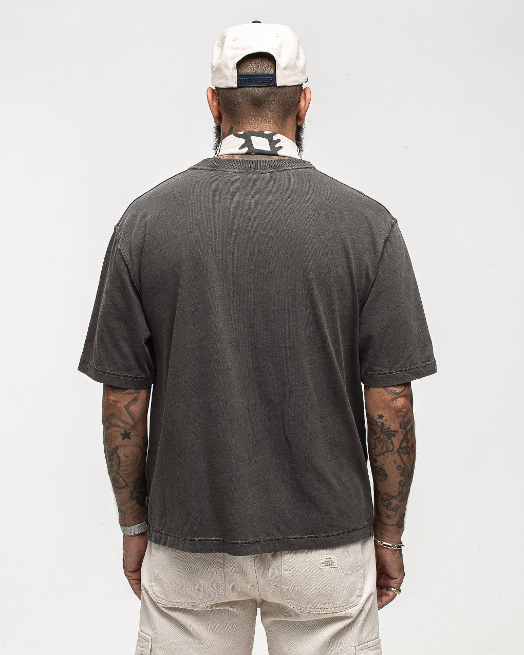 Essential Boxy T-Shirt - Faded Black