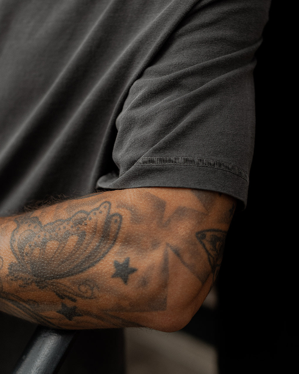 Essential Boxy T-Shirt - Faded Black