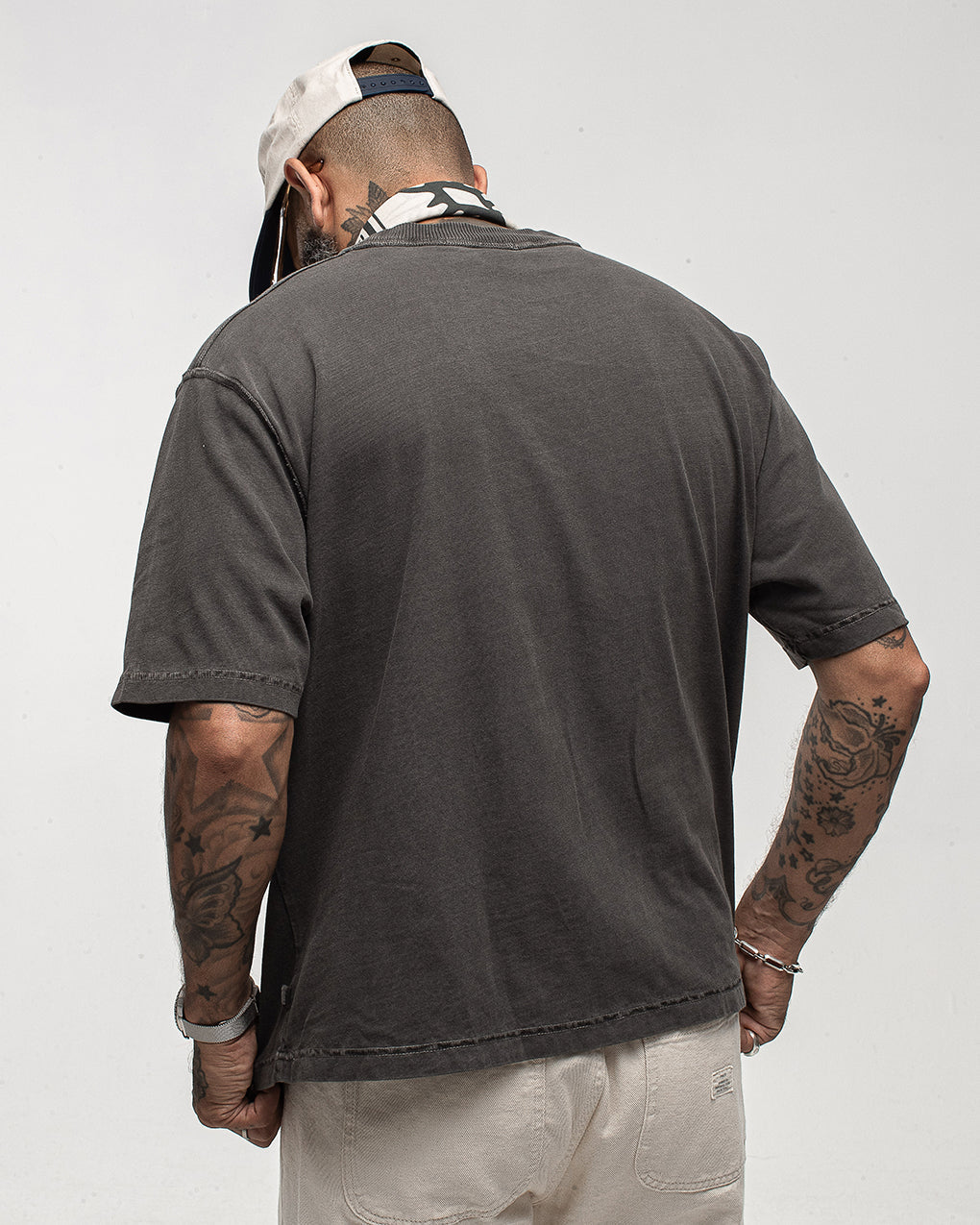 Essential Boxy T-Shirt - Faded Black