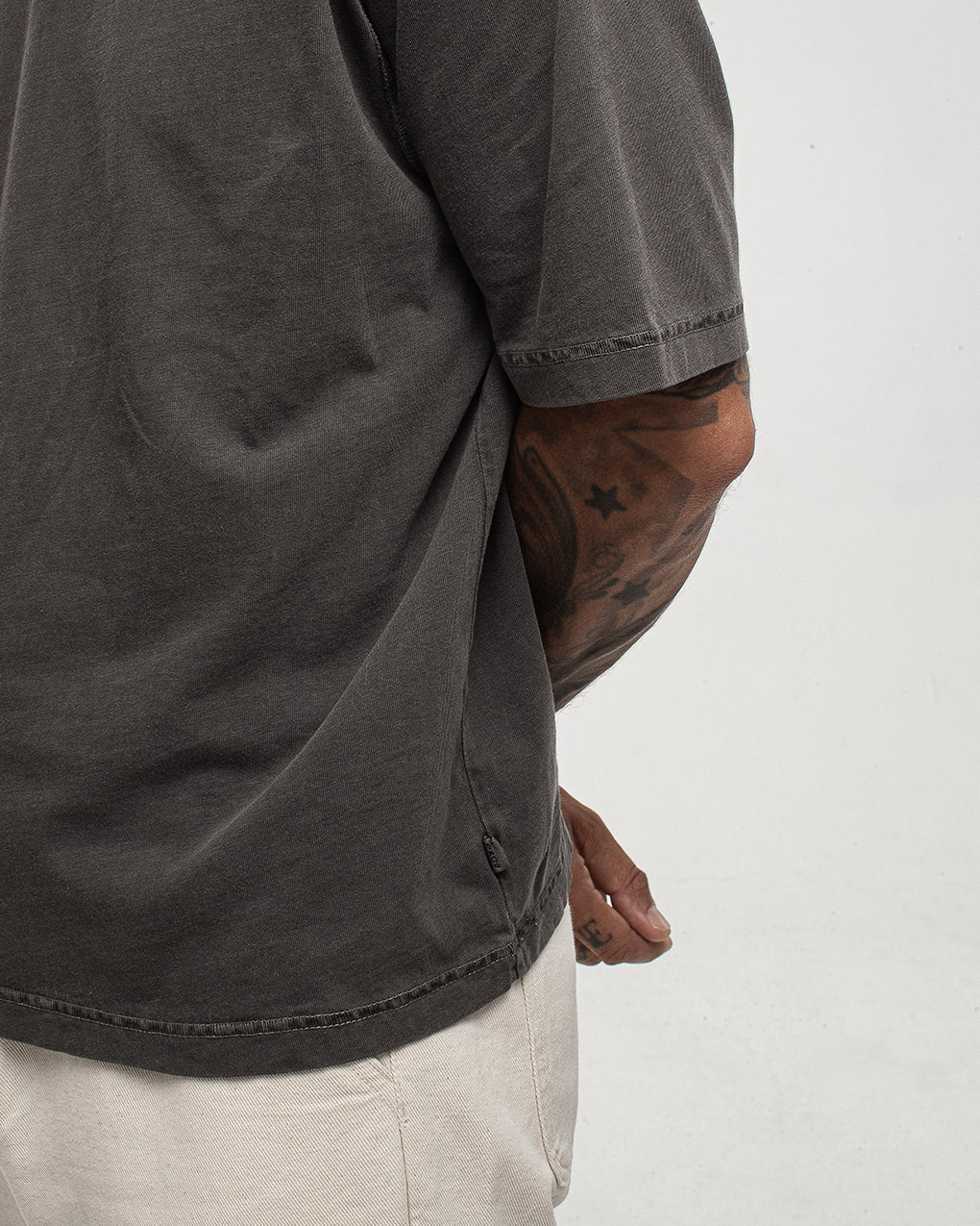 Essential Boxy T-Shirt - Faded Black