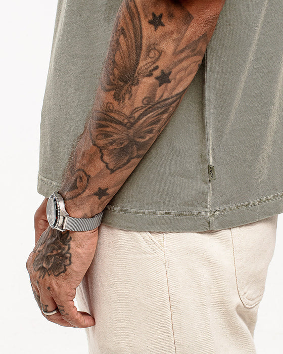 Essential Boxy T-Shirt - Faded Sage