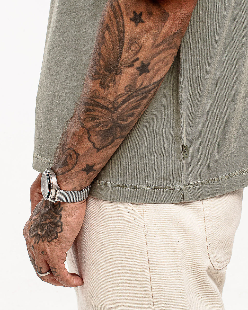 Essential Boxy T-Shirt - Faded Sage