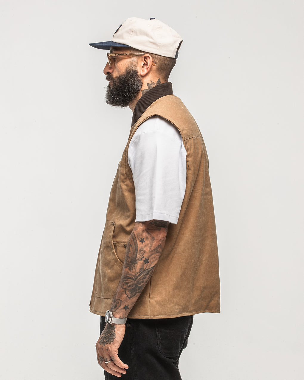 Canyon Waxed Vest - Tan