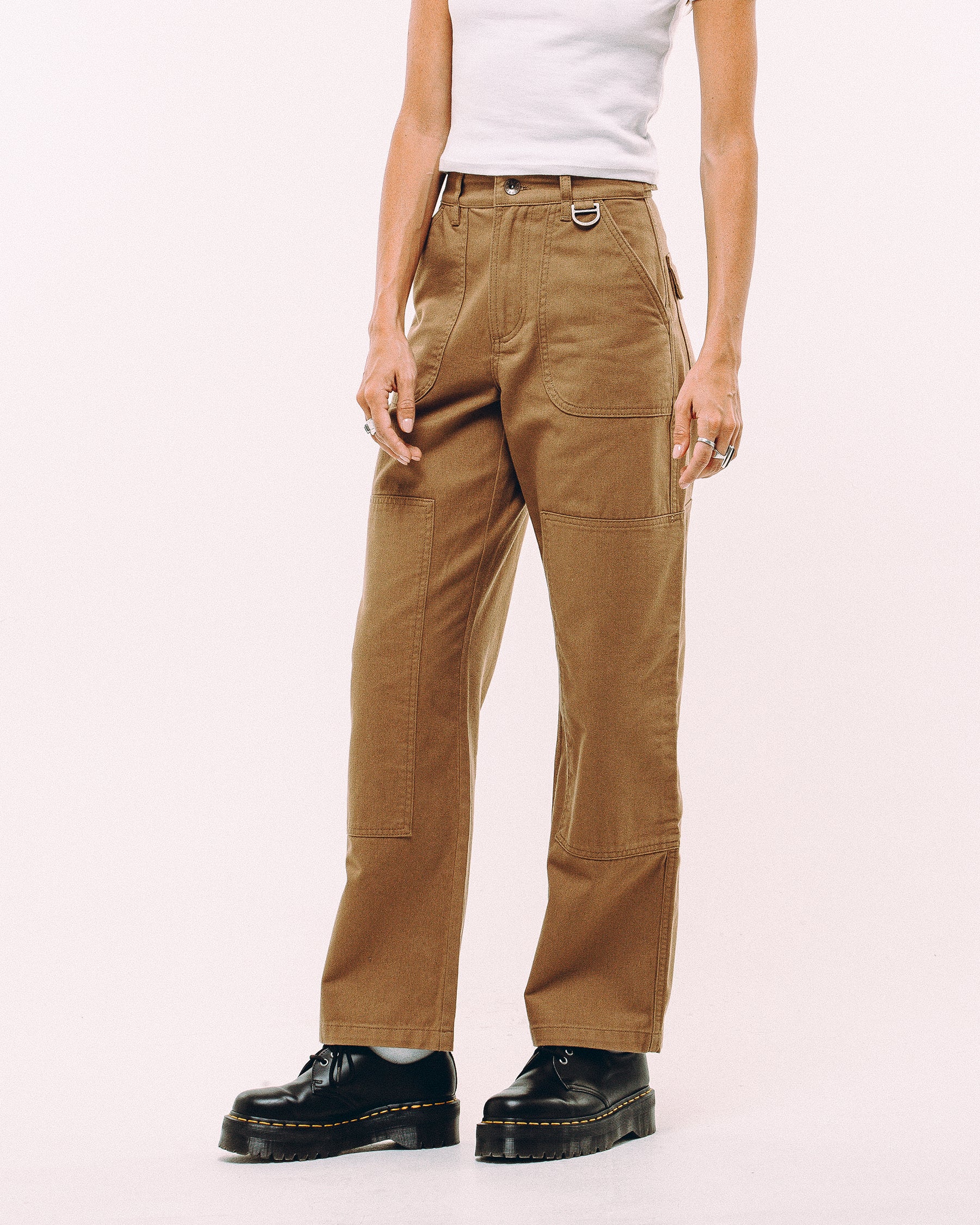 Surplus High Waisted Pants - Tan