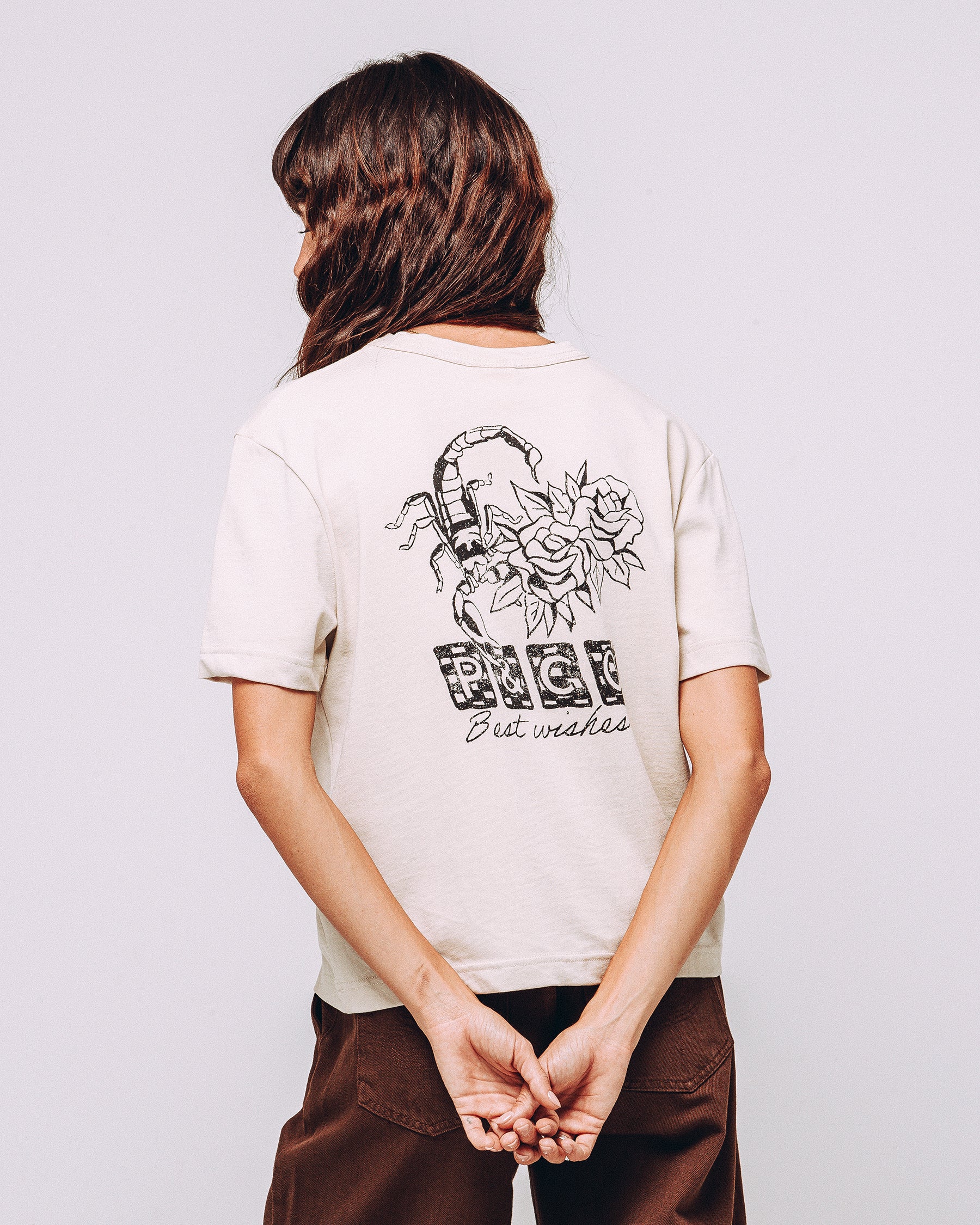 Best Wishes T-Shirt - Bone