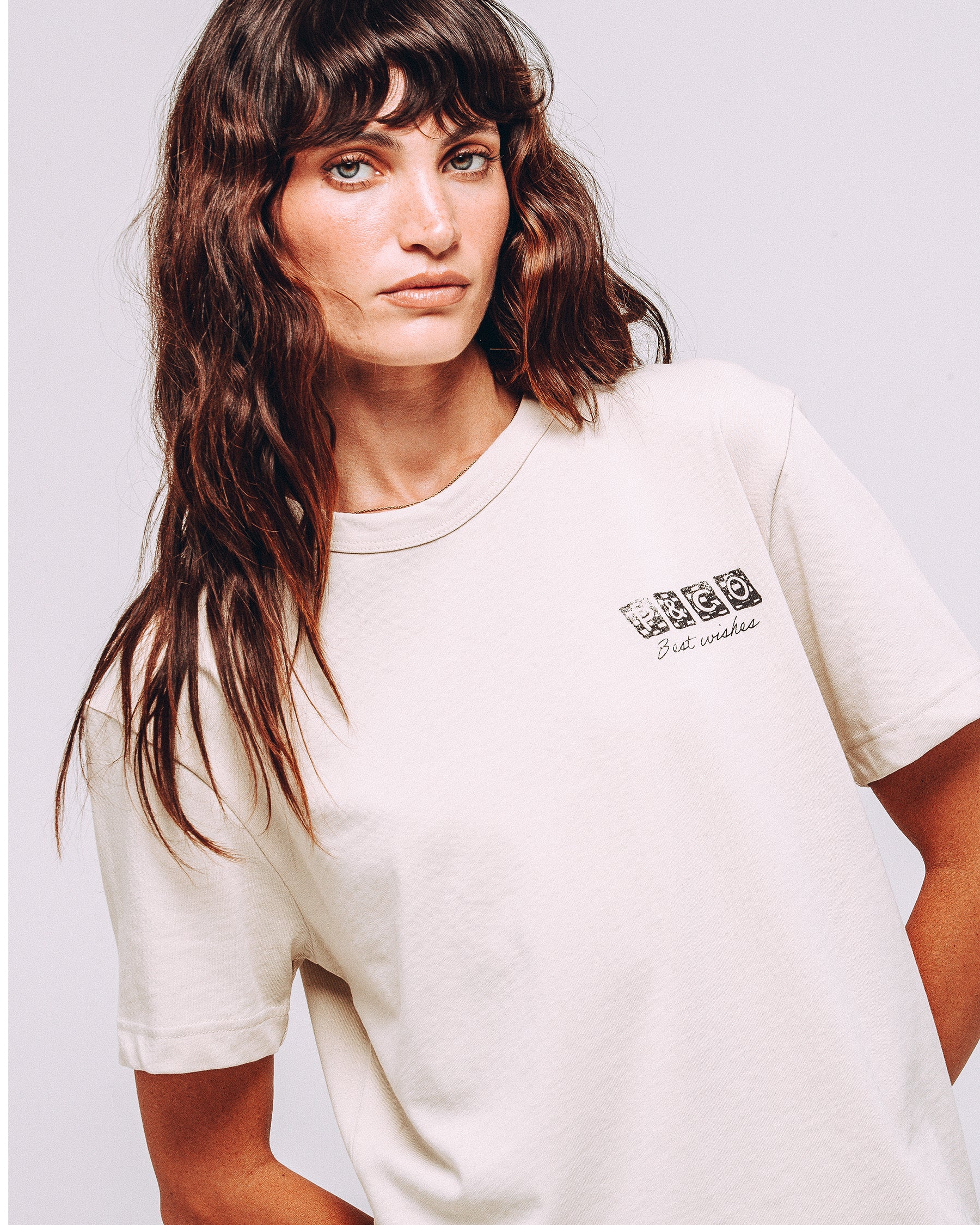 Best Wishes T-Shirt - Bone