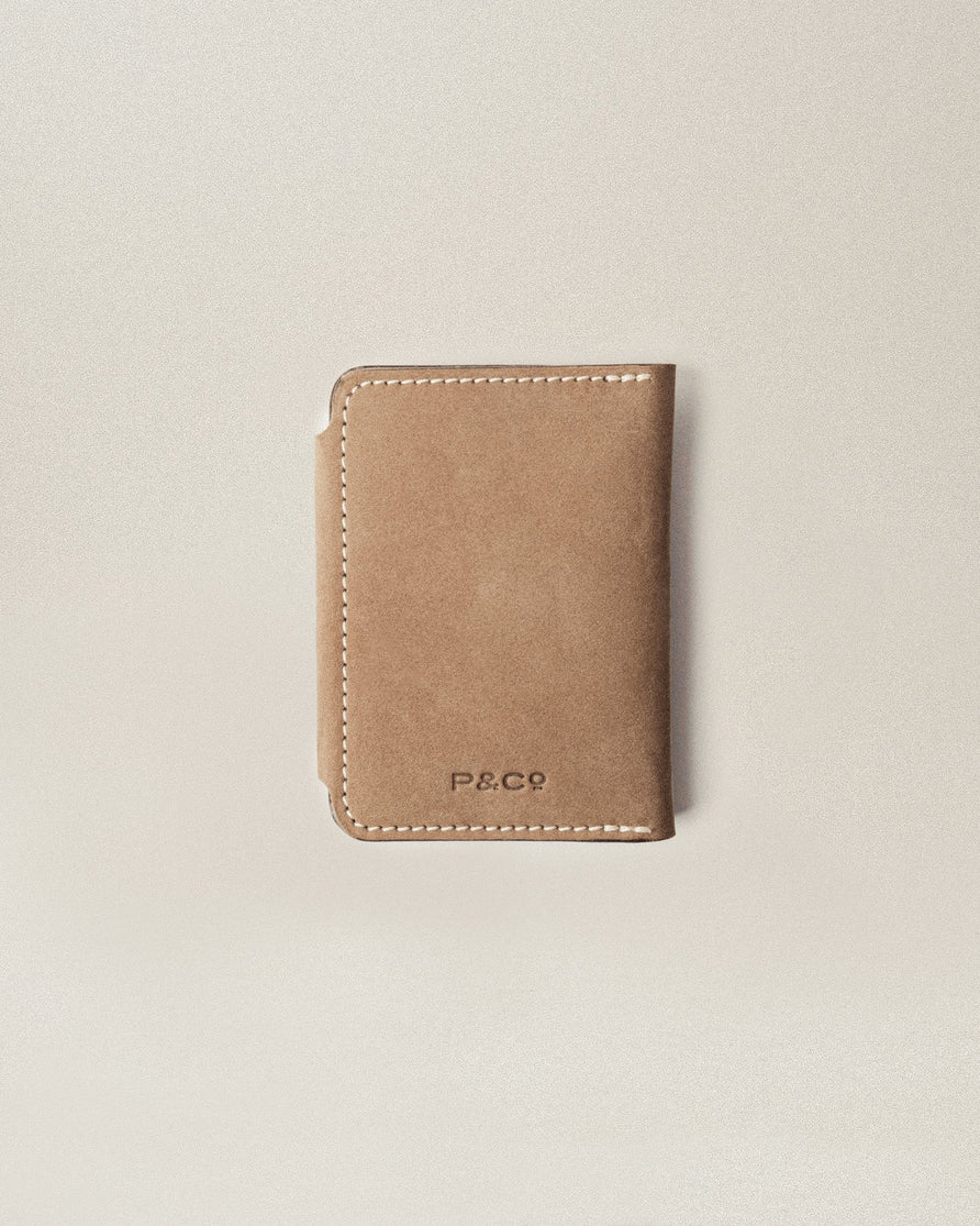 Mesa Nubuck Wallet - Taupe