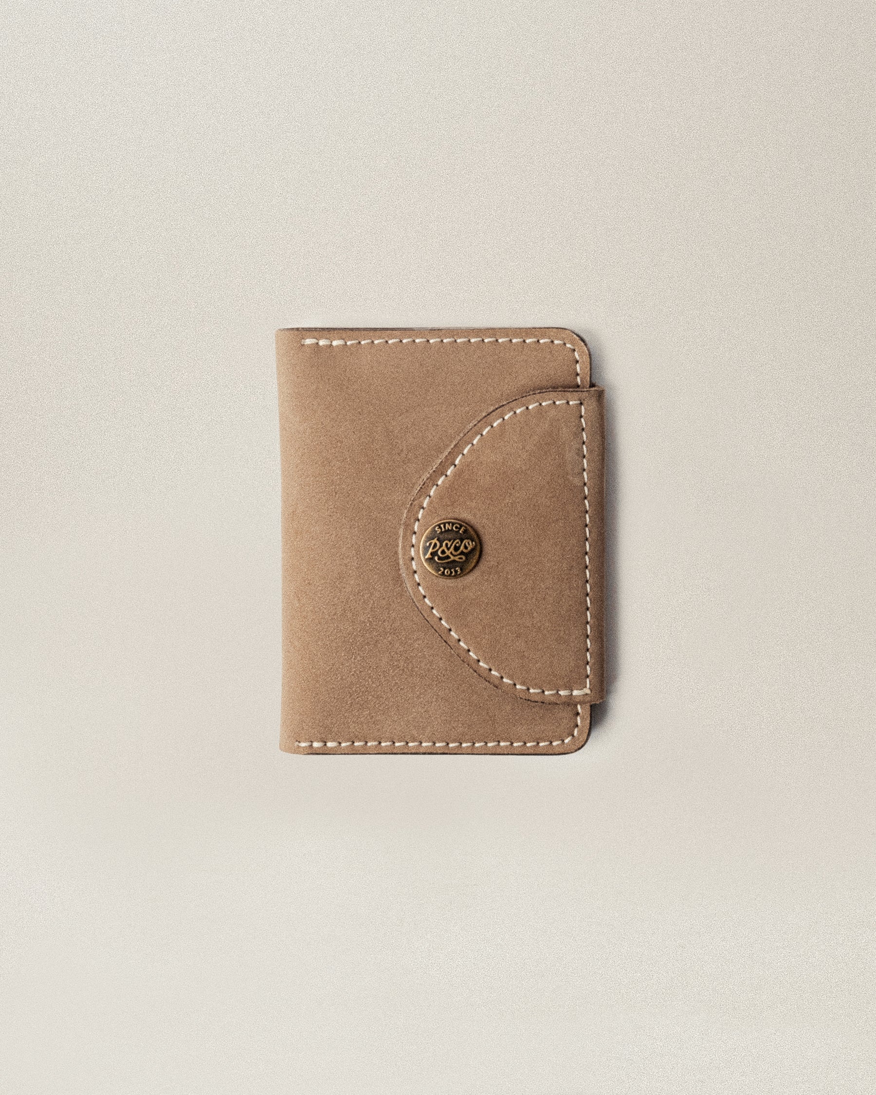 Mesa Nubuck Wallet - Taupe
