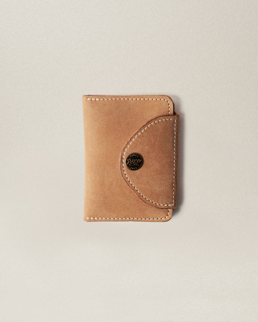 Mesa Nubuck Wallet - Tan