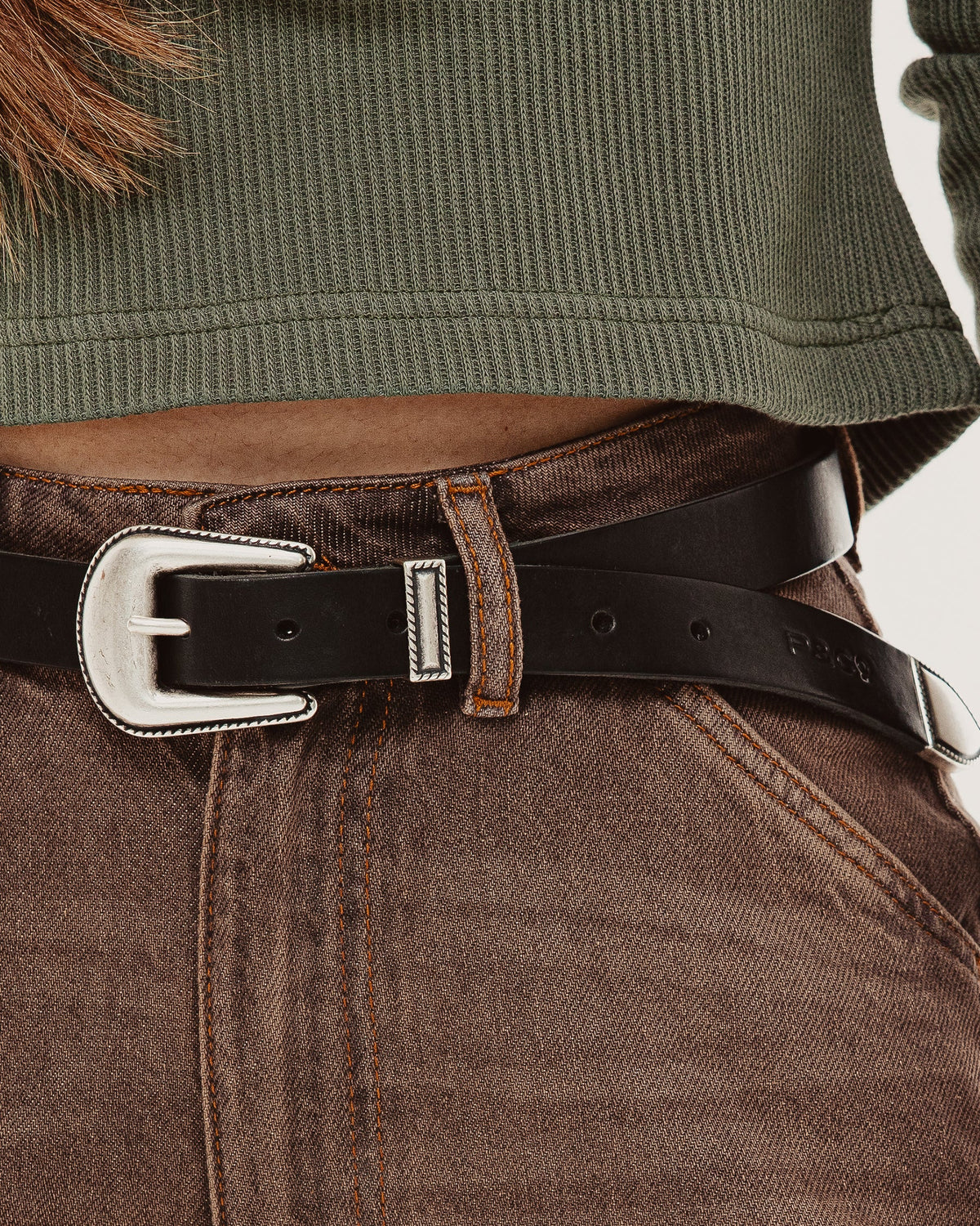 Nomad Weathered Denim Pant - Washed Brown