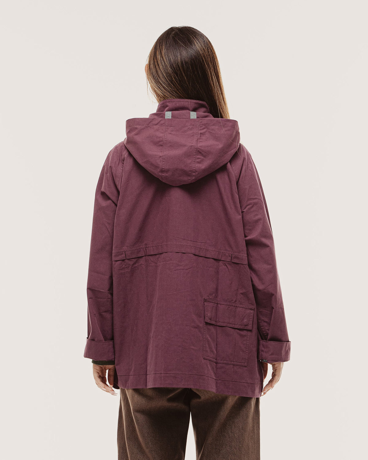 Roxy Swing Raincoat - Aubergine