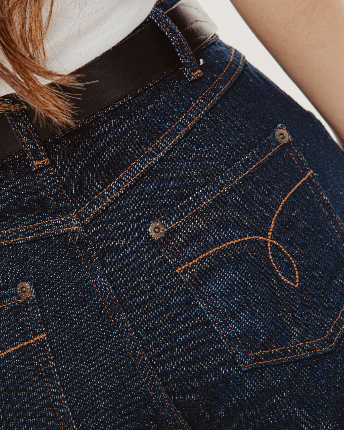 Lori Wide Leg Flare - Raw Indigo