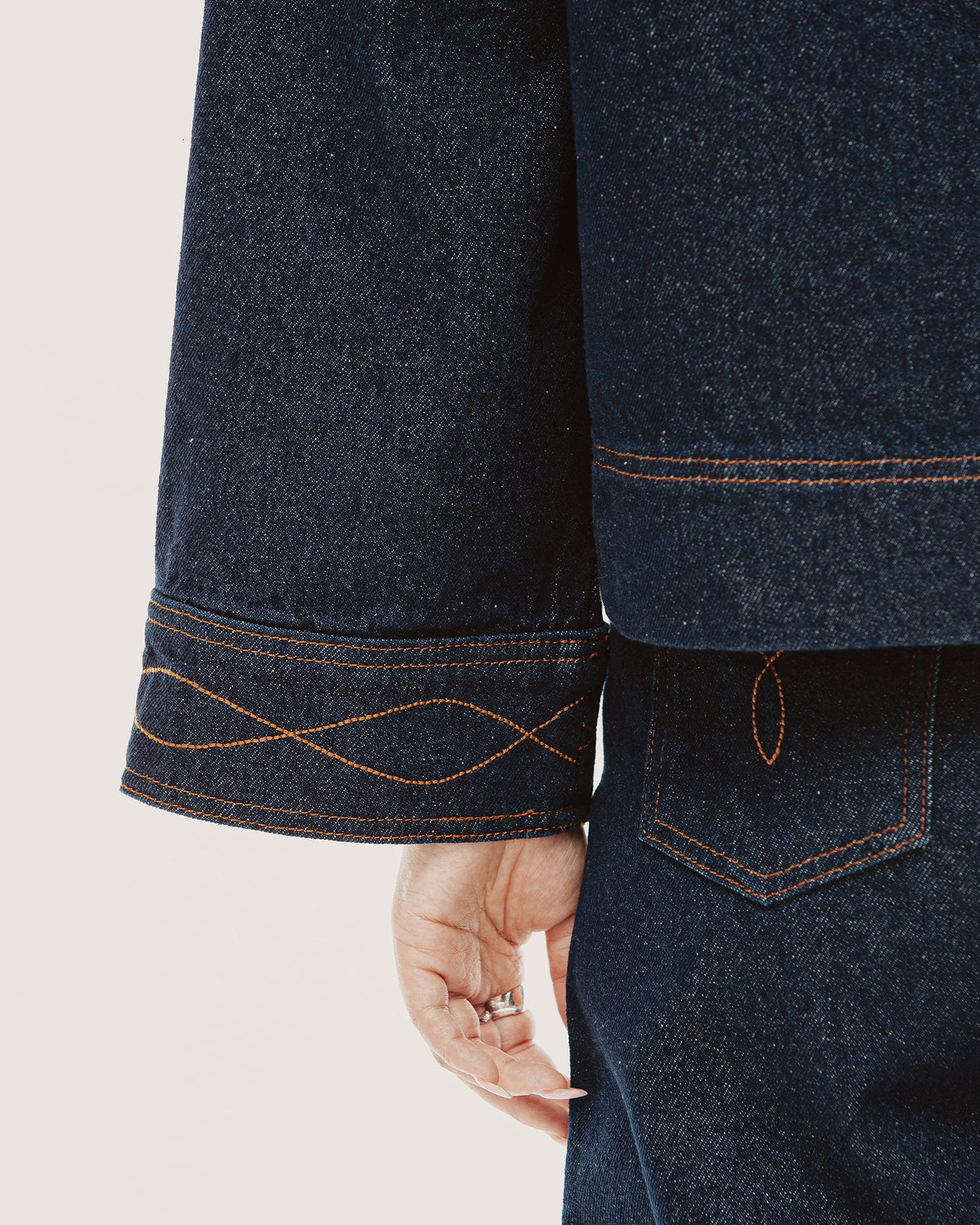 Lori Denim Smock - Raw Indigo