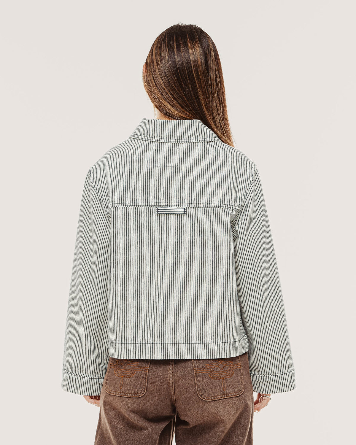 Frankie Chore Jacket - White Hickory