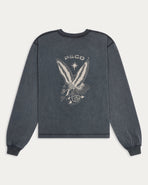 Eagle Flash Longsleeve T-Shirt - Acid Wash