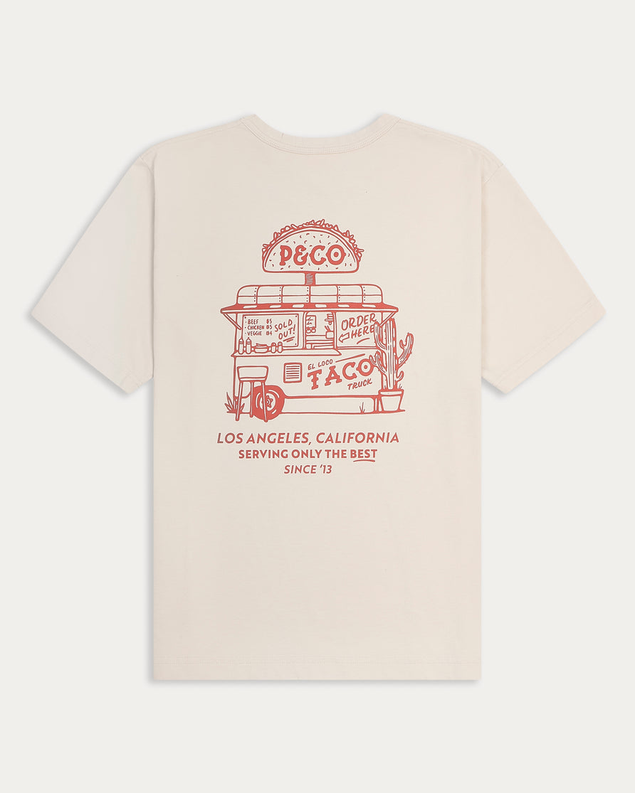 Taco Truck T-Shirt - Bone