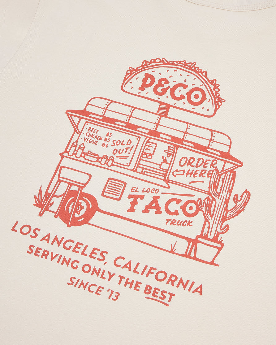 Taco Truck T-Shirt - Bone