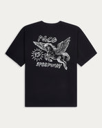Pegasus Speedway Boxy T-Shirt - Washed Black