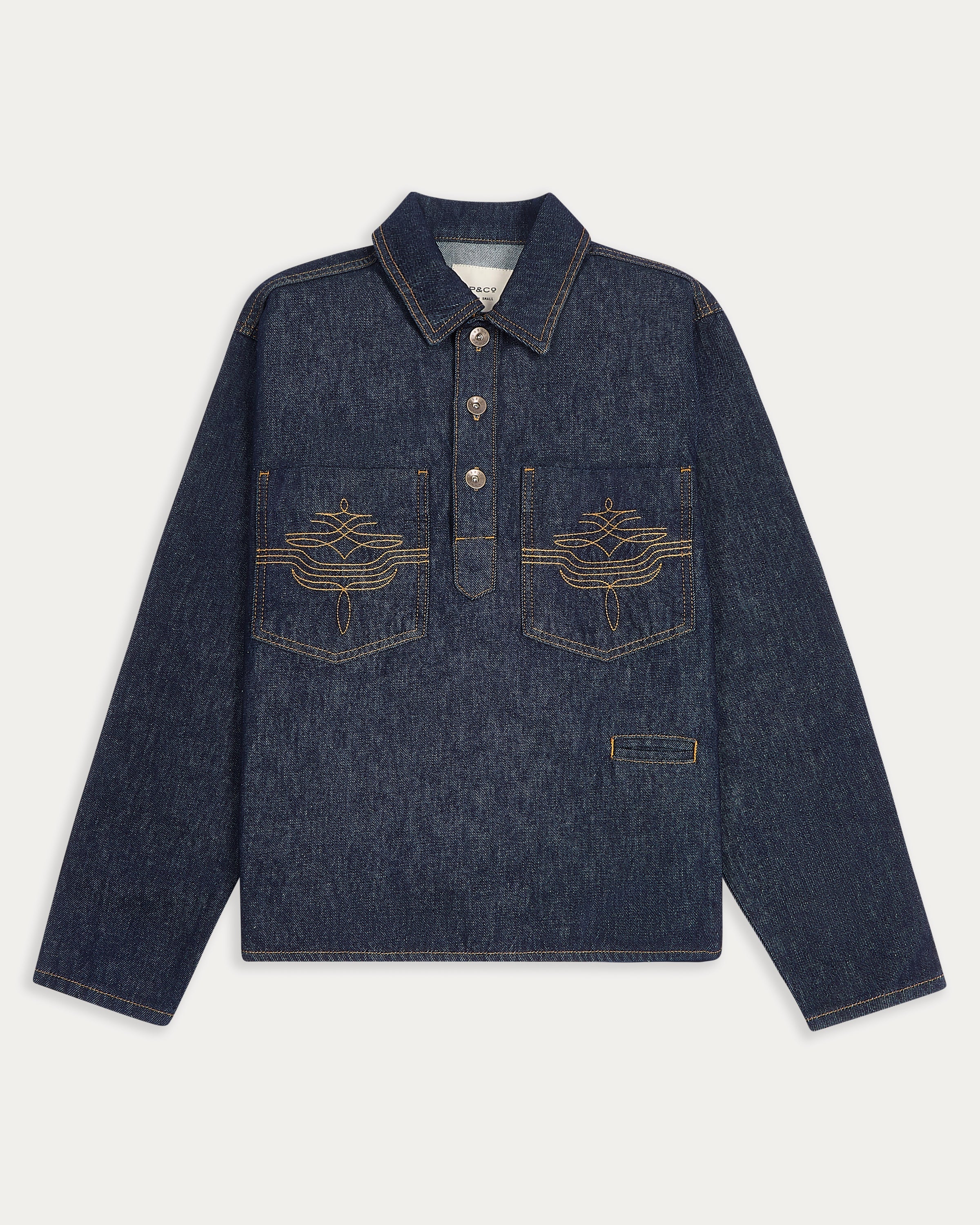 Crafter Smock - Raw Indigo