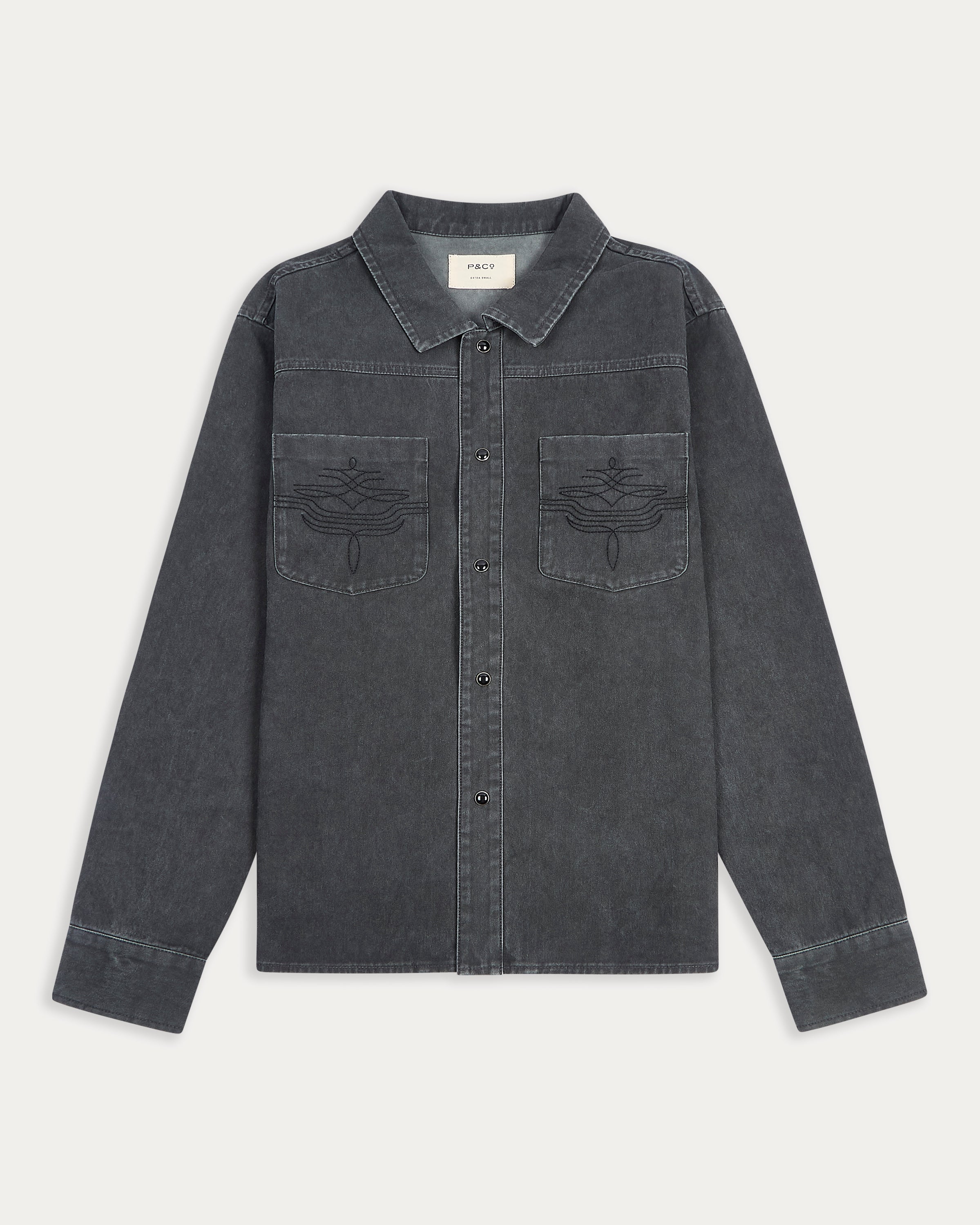 Drifter Overshirt - Washed Black