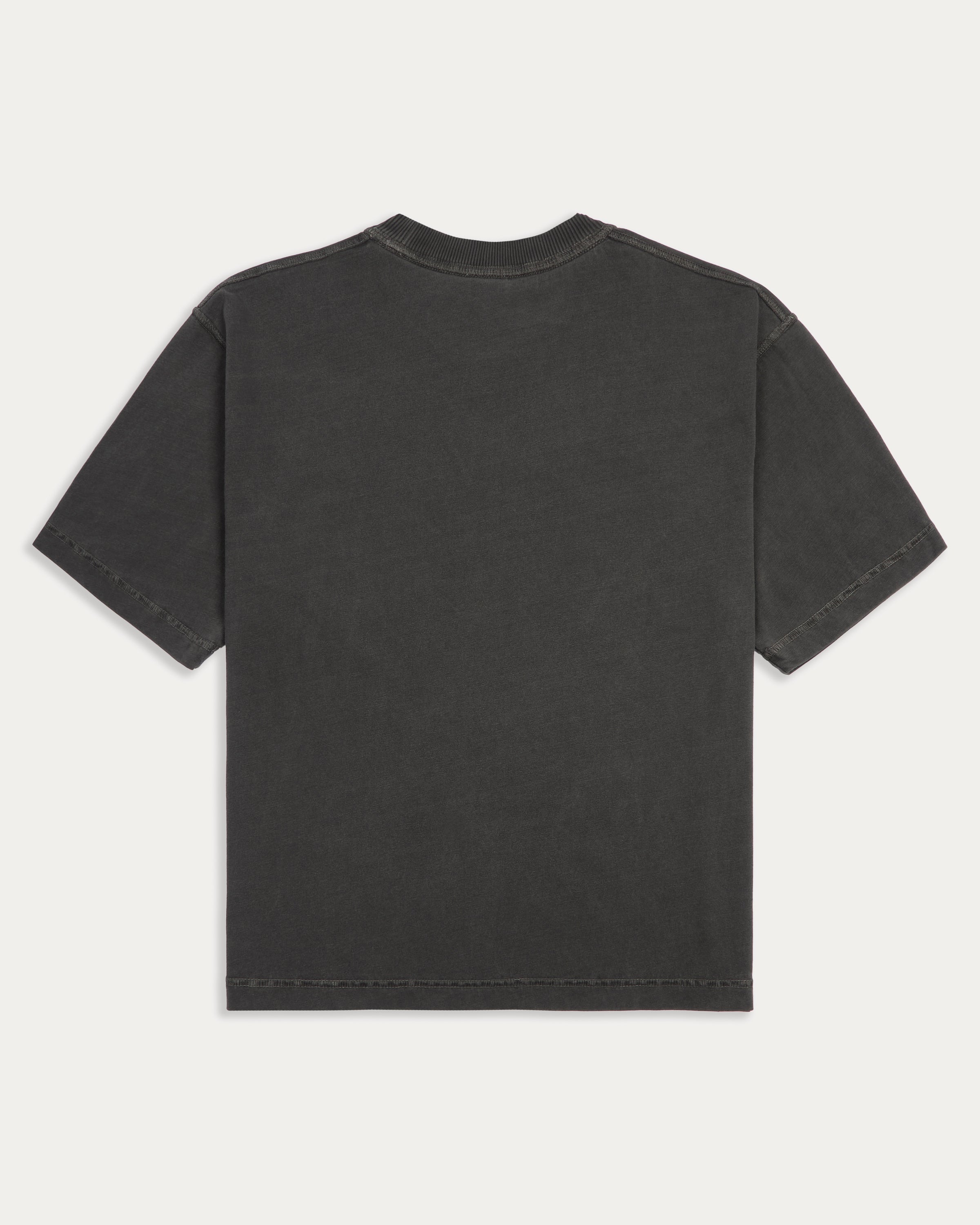 Essential Boxy T-Shirt - Faded Black