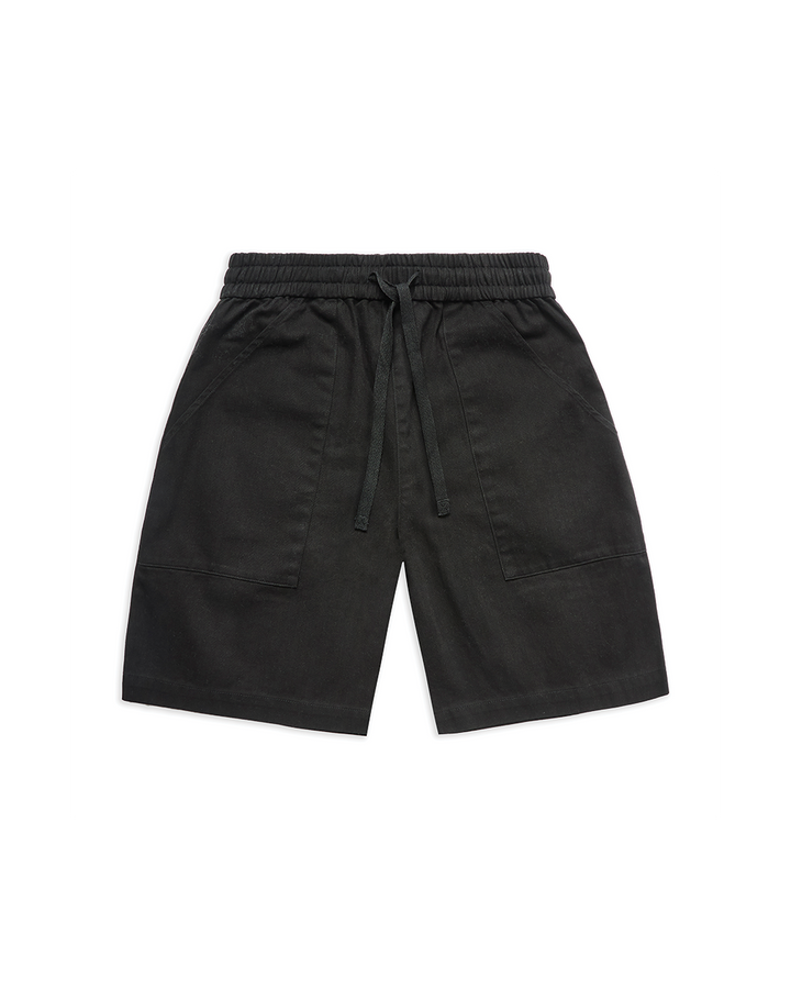 304 Service Fatigue Shorts - Washed Black