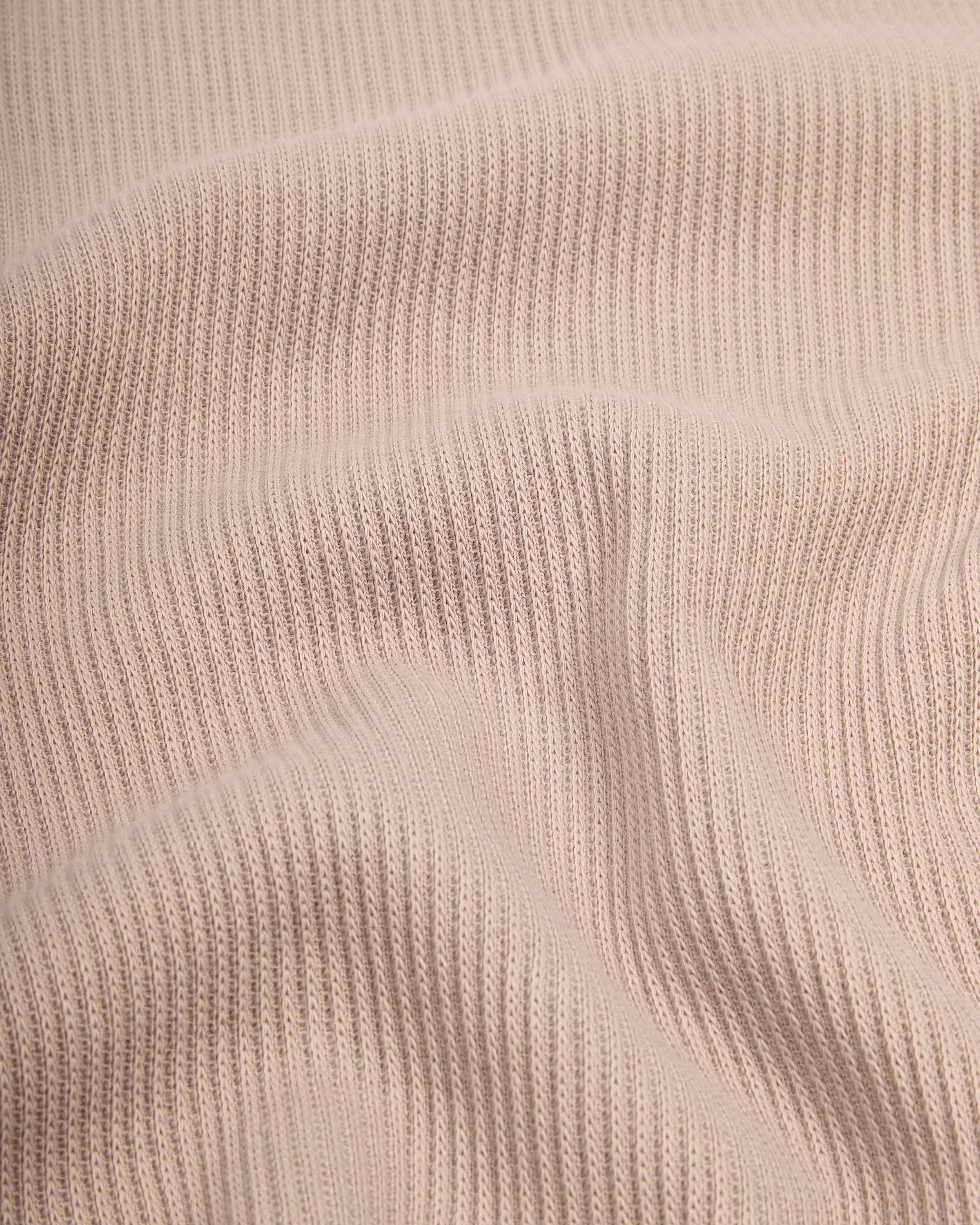 Crafted Ribbed Longsleeve - Tan