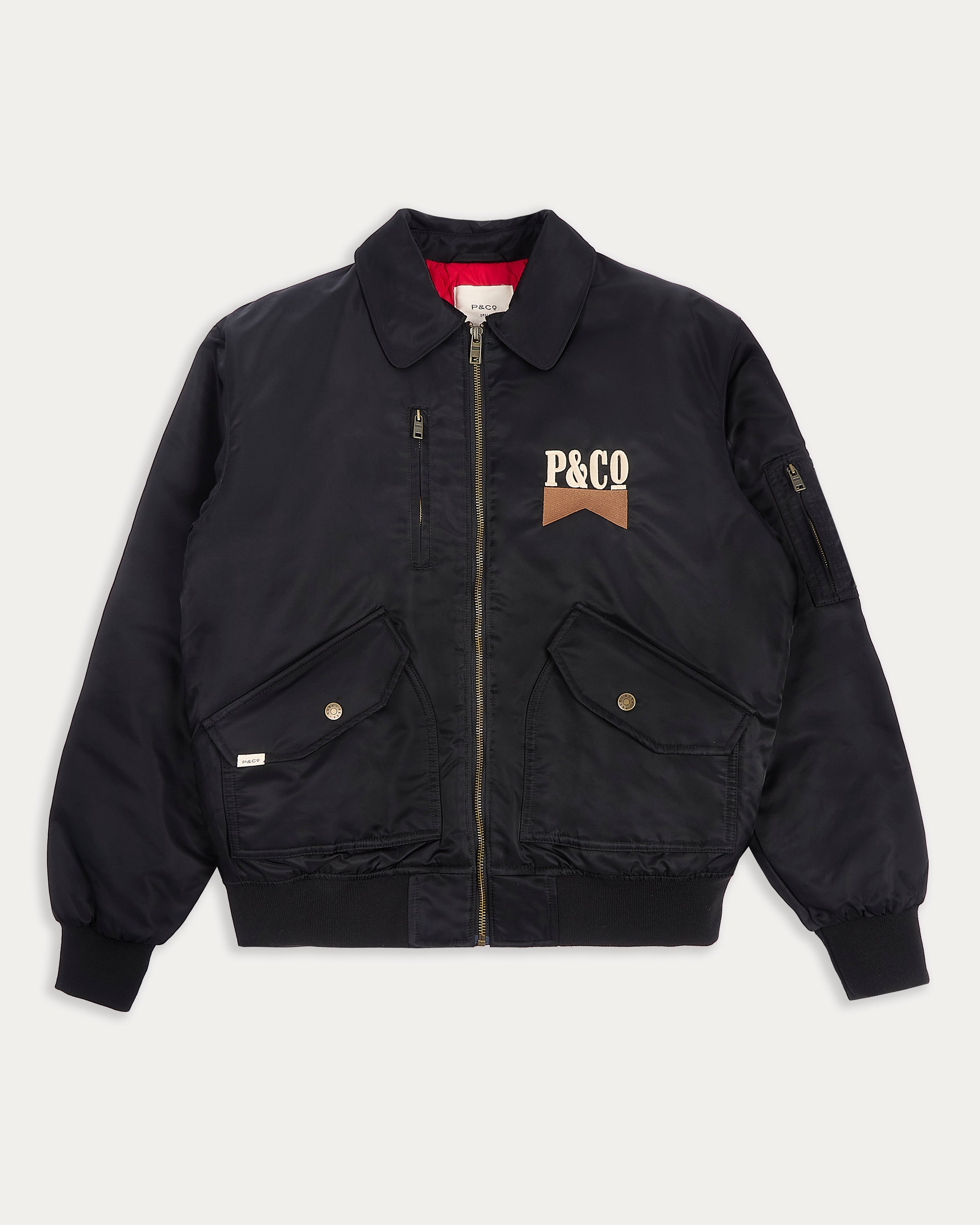 Black Bronco Bomber Jacket | Men's Outerwear ‐ P&Co - A Mindset