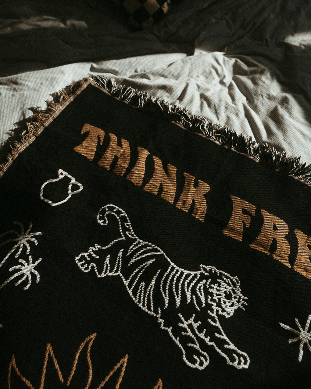 Think Free Tapestry - Washed Black