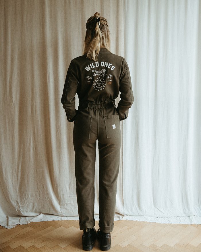 Wild Ones Boilersuit - Olive