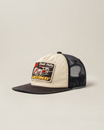 Death Valley Speedway Trucker Cap - Black & Ecru