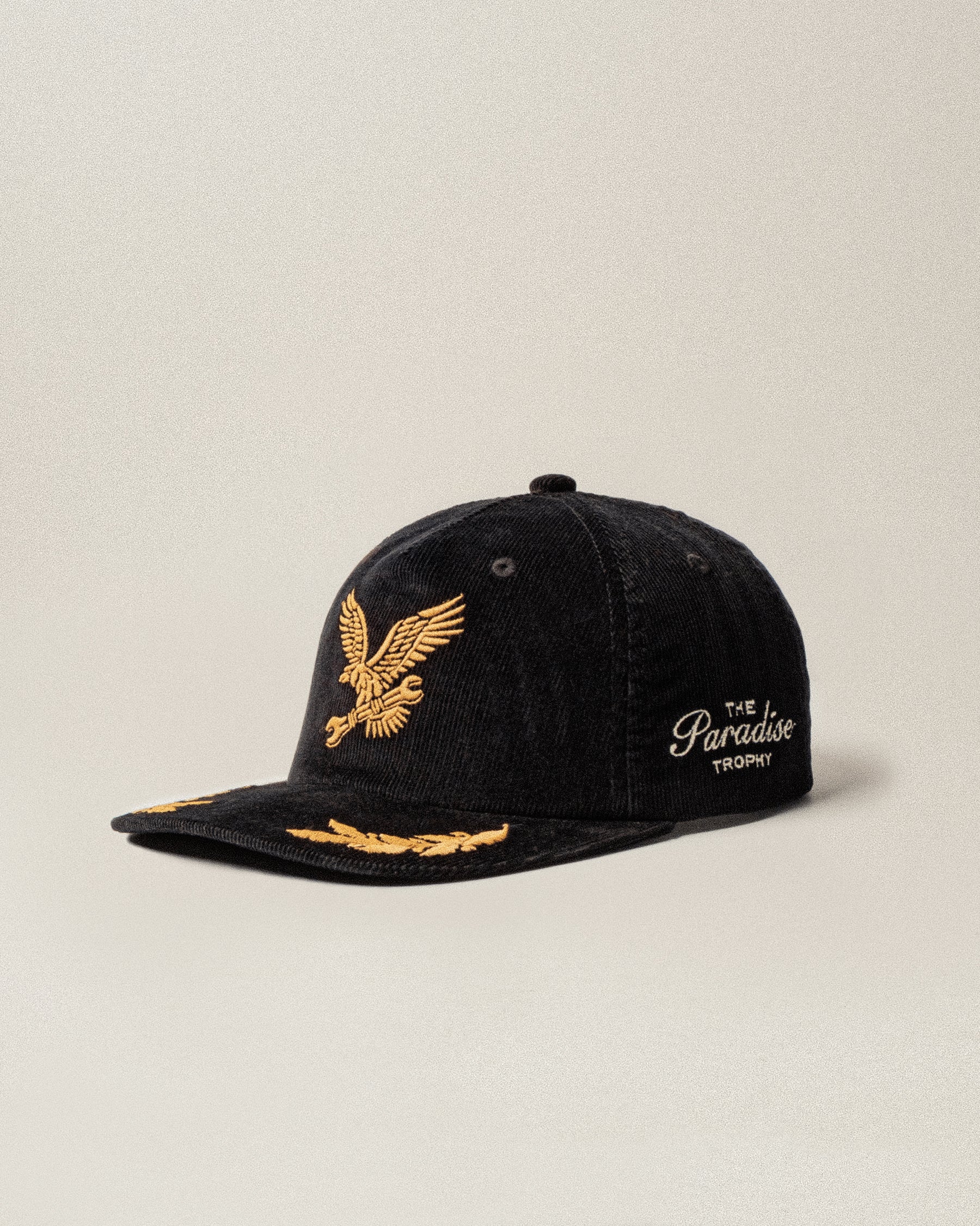 Paradise Trophy 5 Panel Cap - Black