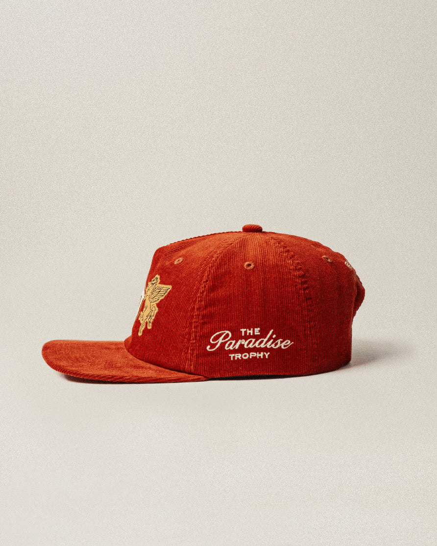 Paradise Trophy 5 Panel Cap - Red