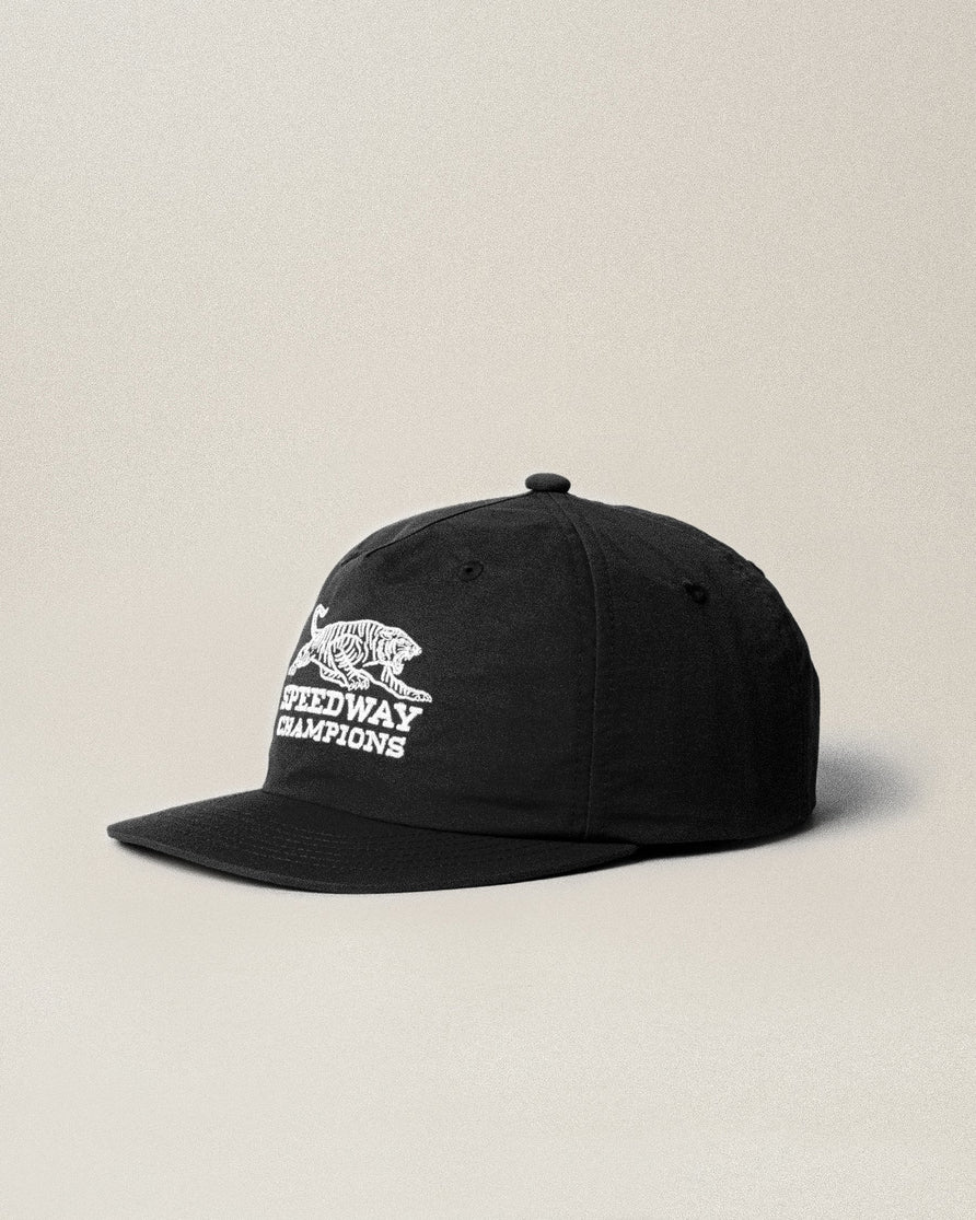 Speedway Champions 5 Panel Cap - Black