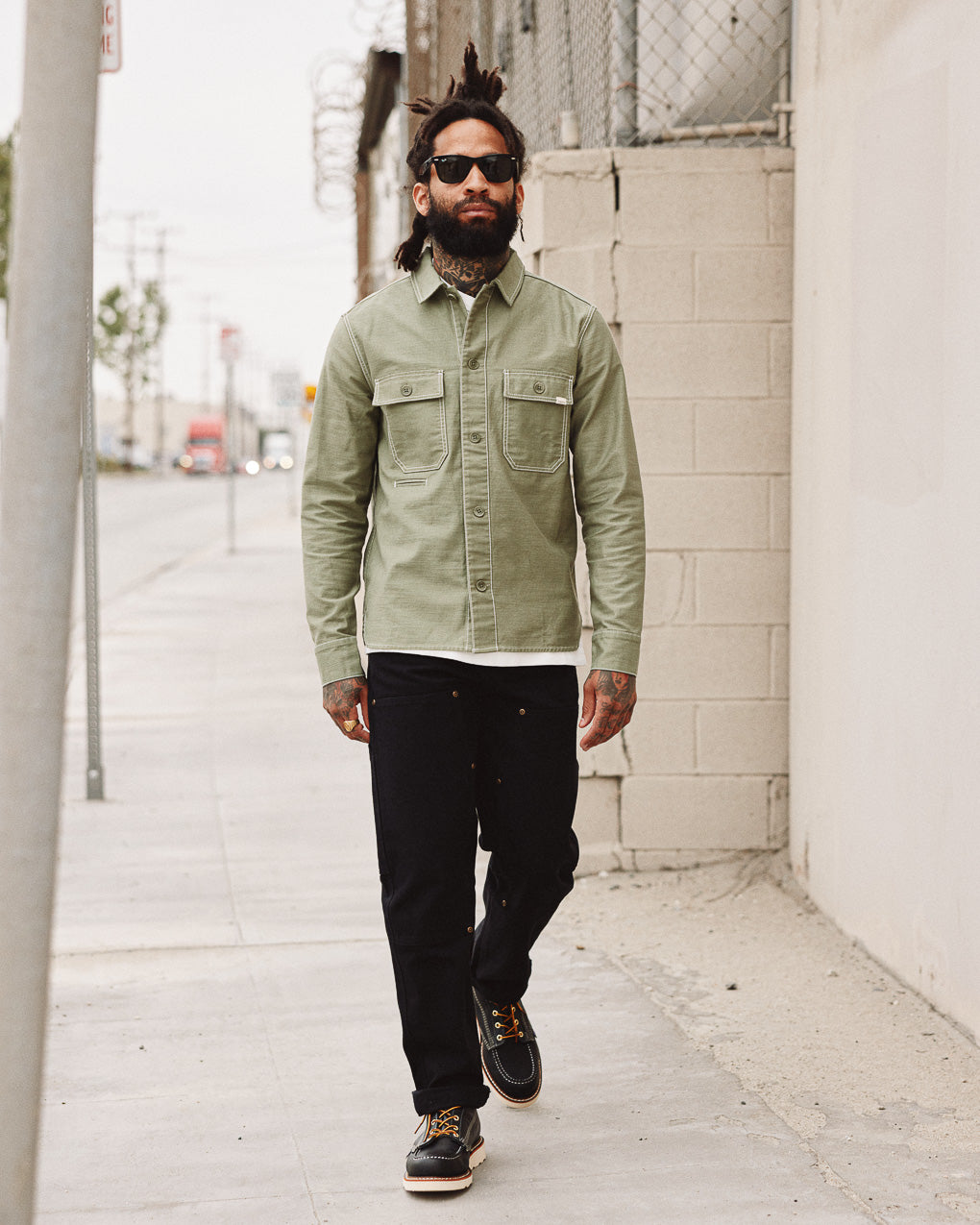 Fatigue Overshirt - Sage