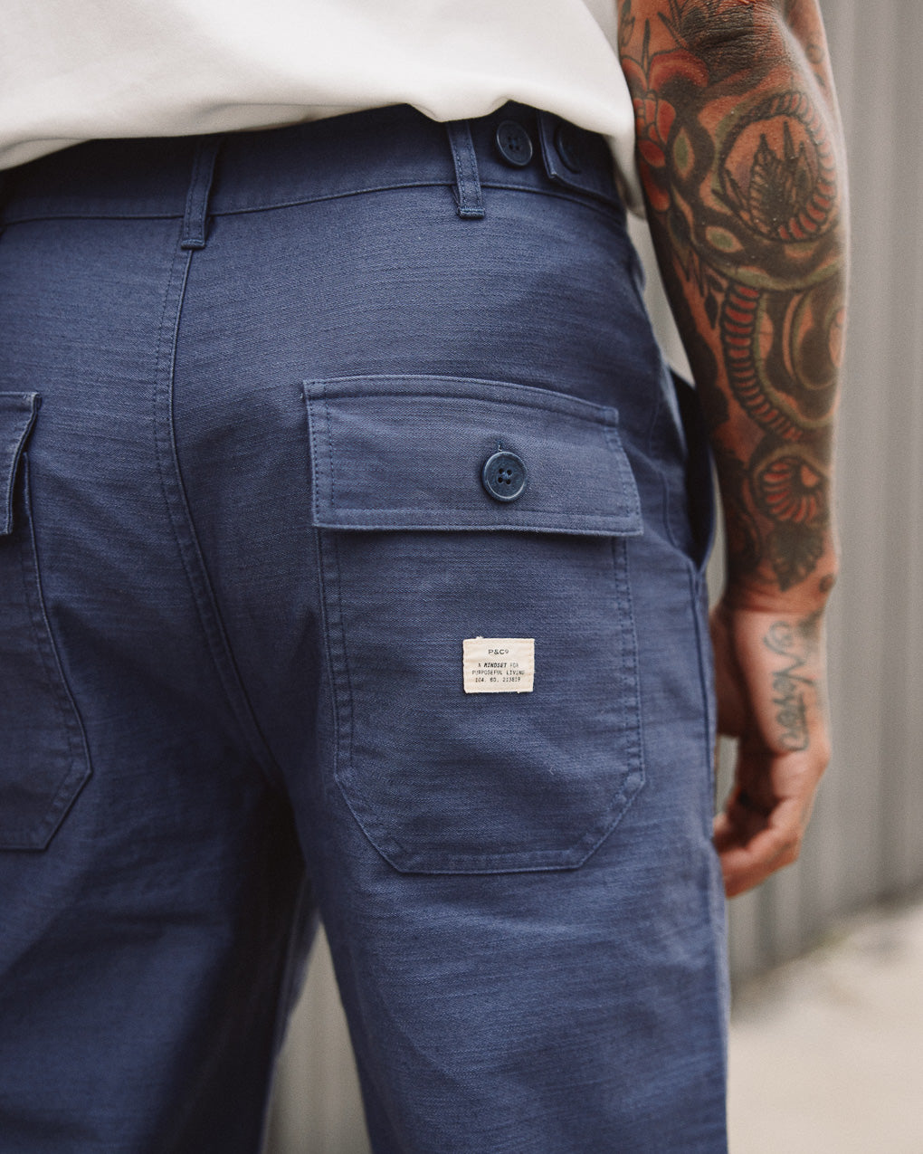 304 Service Fatigue Pants - Blue