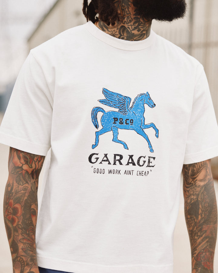 Garage Boxy T-Shirt - Off White