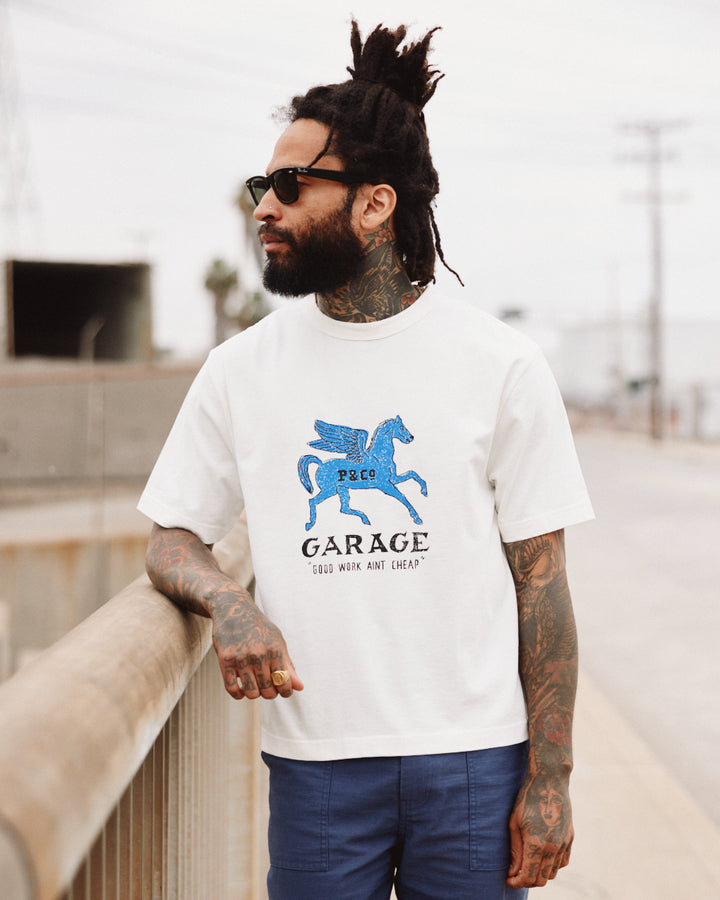 Garage Boxy T-Shirt - Off White