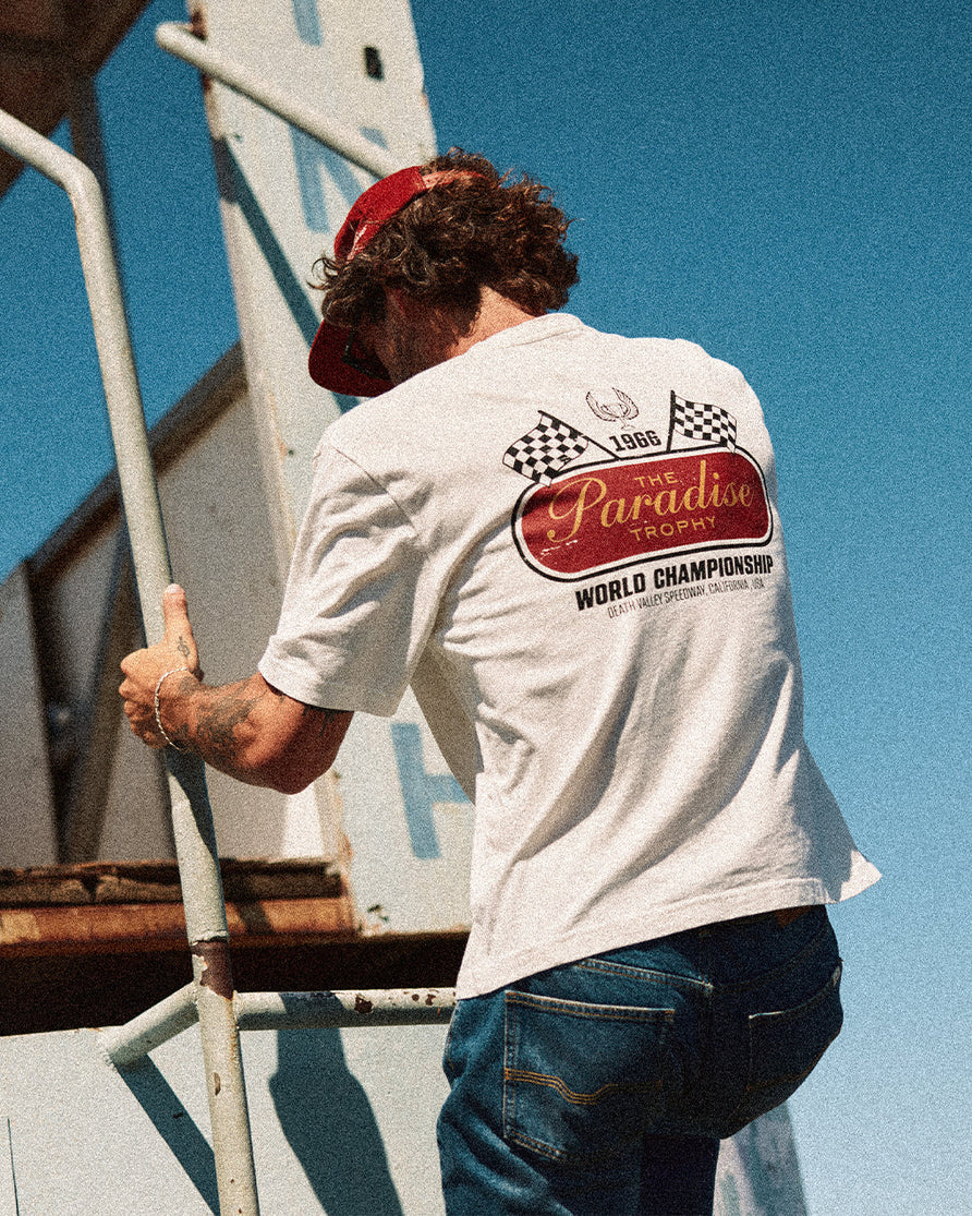 Paradise Trophy Boxy T-Shirt - Off White