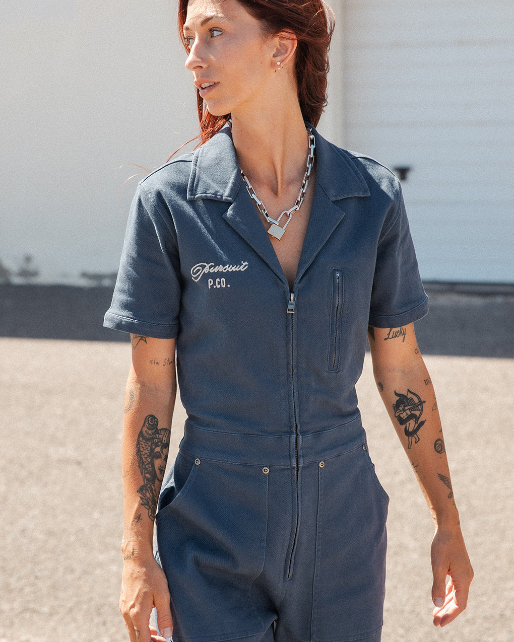 Never Ending Pursuit Boilersuit - Blue