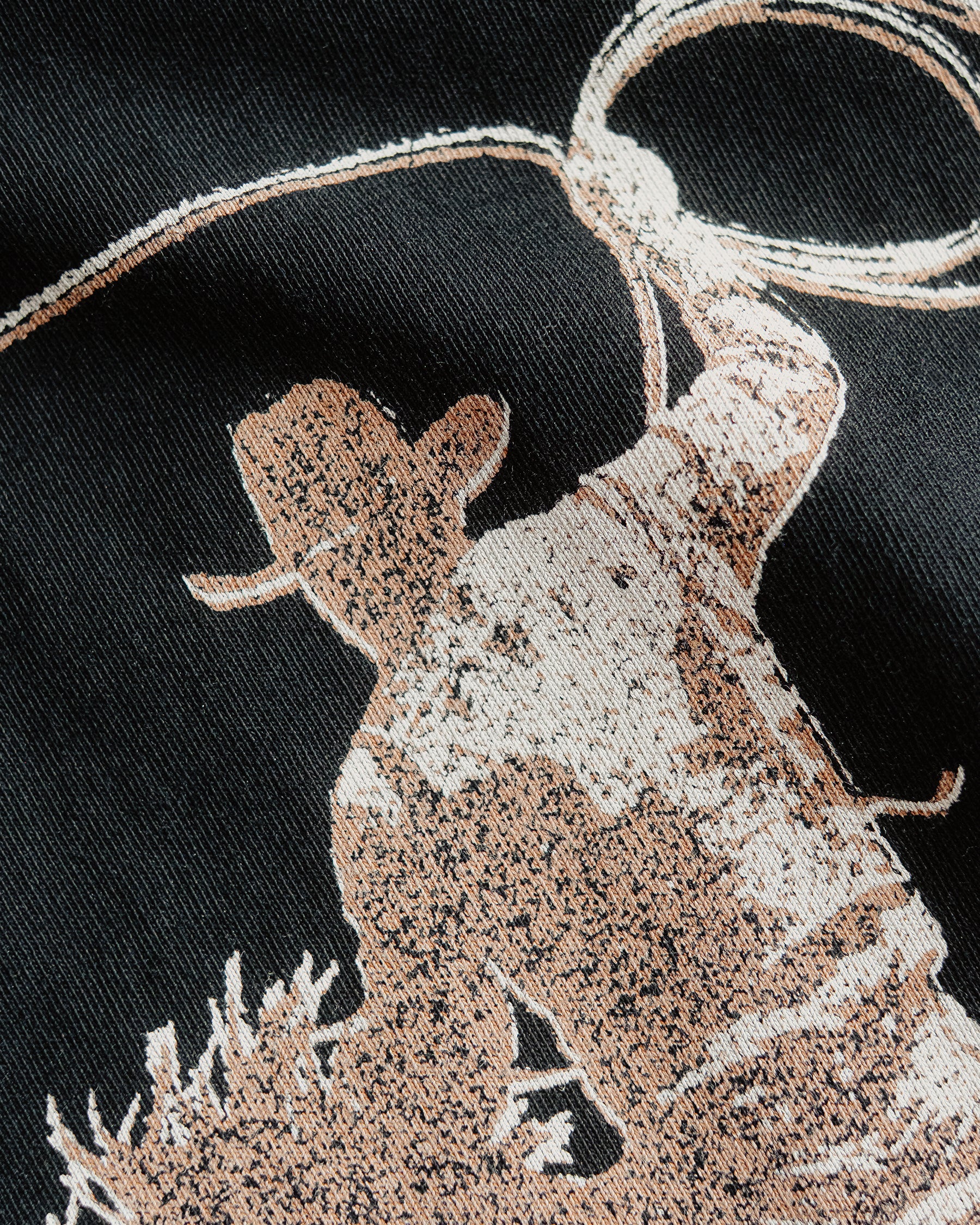 Long Road Boxy T-Shirt - Heavy Washed Black