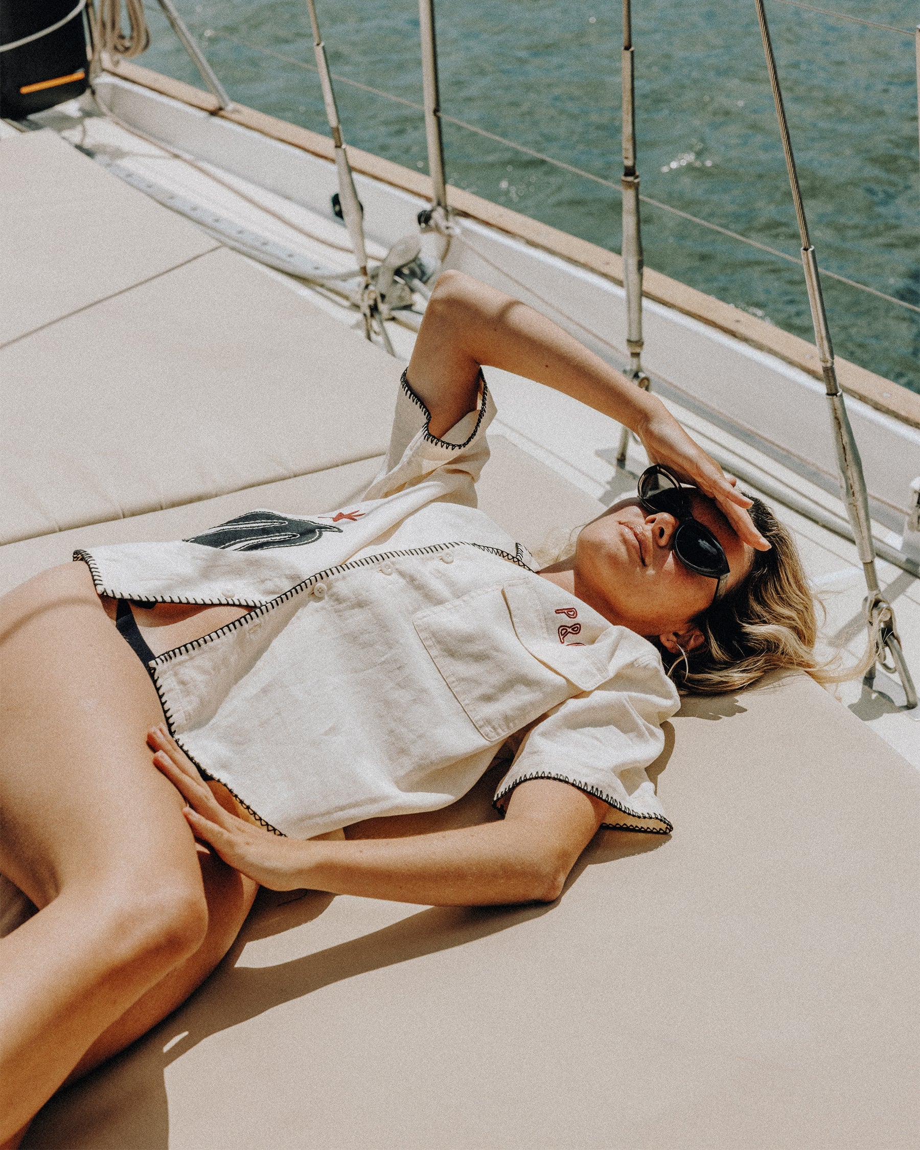 Into The Sun Resort Shirt - Ecru