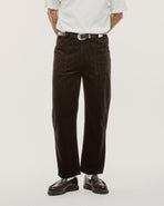 Cord Service Fatigue Pants - Black